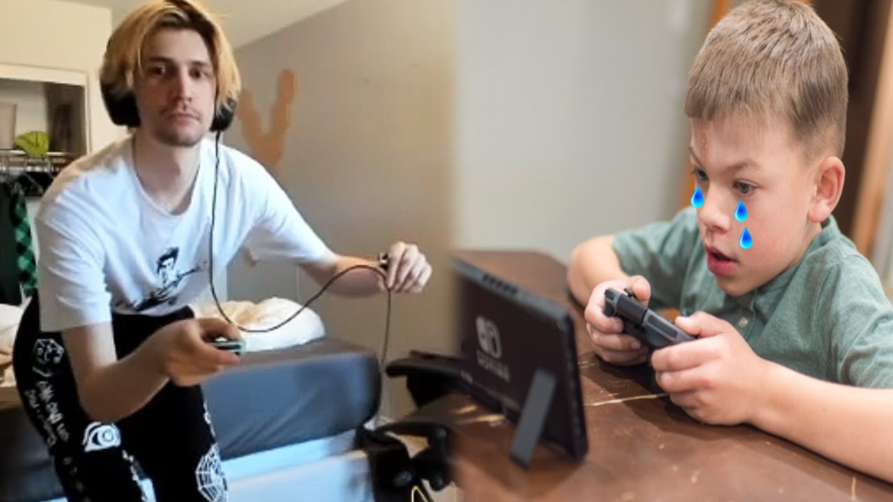 xQc Makes Children Cry With His Insane Switch Gaming Skills