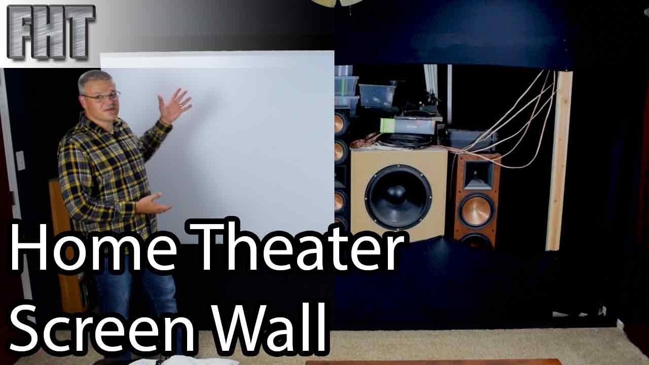 Home Theater Screen Wall