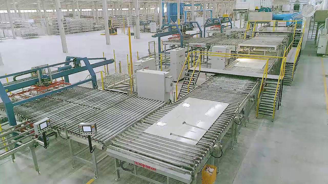 Lioli Ceramica - Advanced Lamina tile/slab plant in Morbi, India
