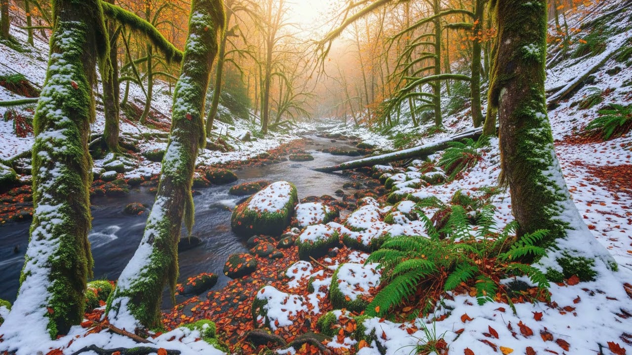 Autumn Serenity: Walk Through a Dreamy Mountain Valley