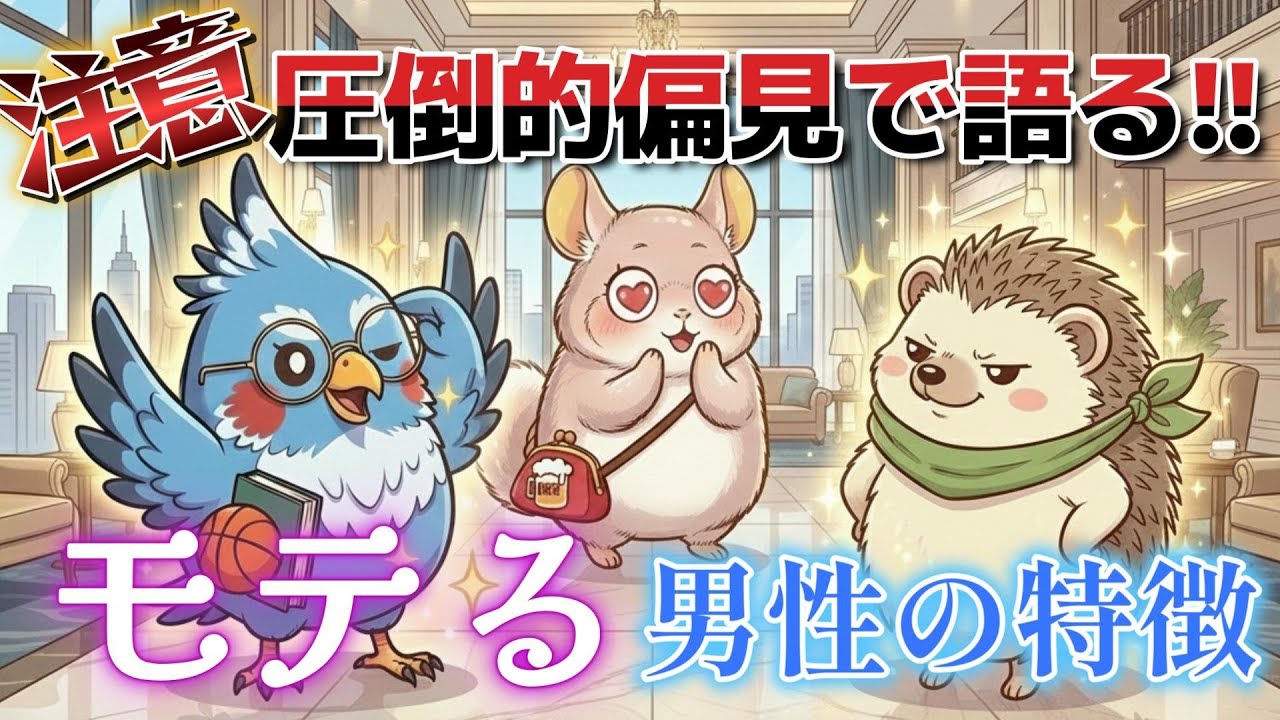 モテる”男性”の共通要素とは！？　心理職が独断と偏見で語る　【心理学ラヂオ】