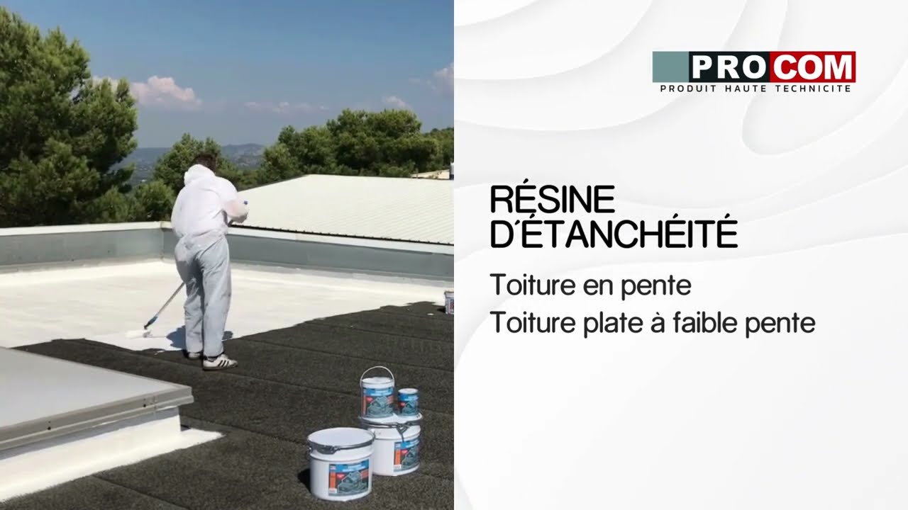 &Eacute;tanch&eacute;it&eacute; toiture, r&eacute;sine d'&eacute;tanch&eacute;it&eacute; - &Eacute;tanch&eacute;it&eacute; Toiture Fissure PROCOM