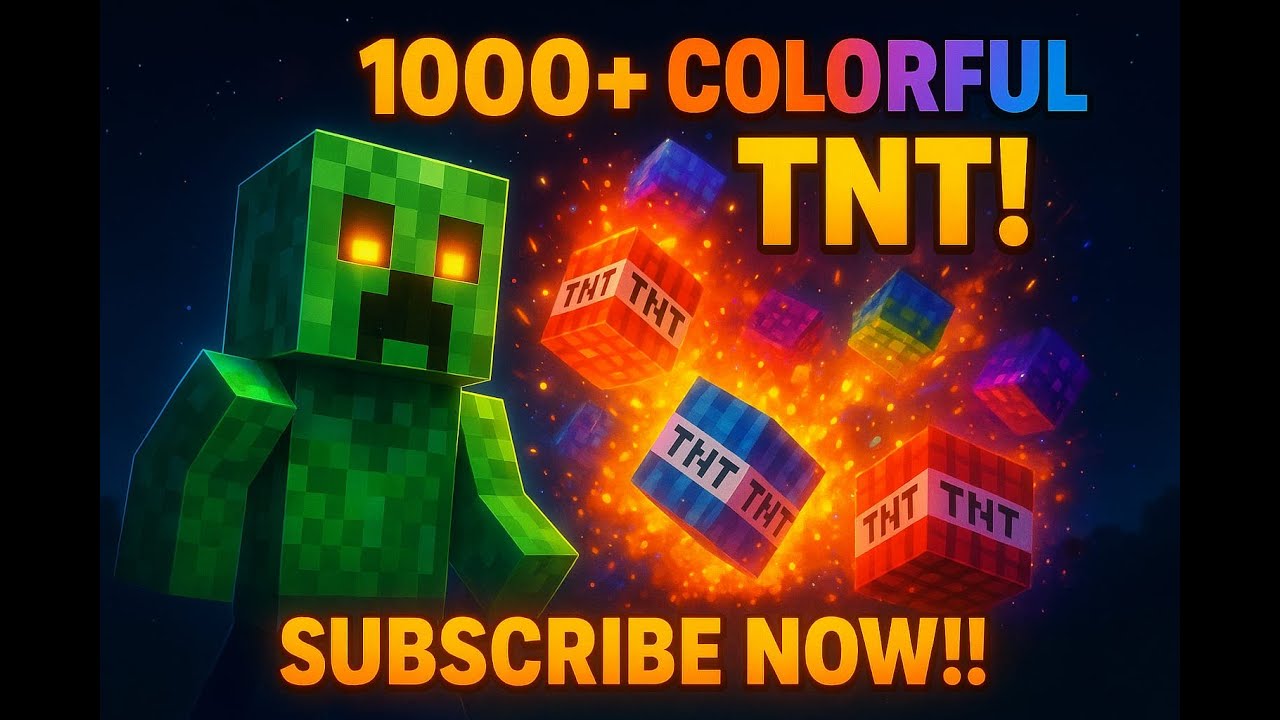 MINECRAFT TNT BLAST IN MASSIVE VILLAGE WITH SUBSCRIBERS #minecraft #shortsfeeds #roblox #yosho