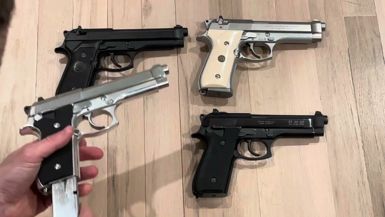 Beretta 92F/S vs. Taurus PT92/99: Which is better?
