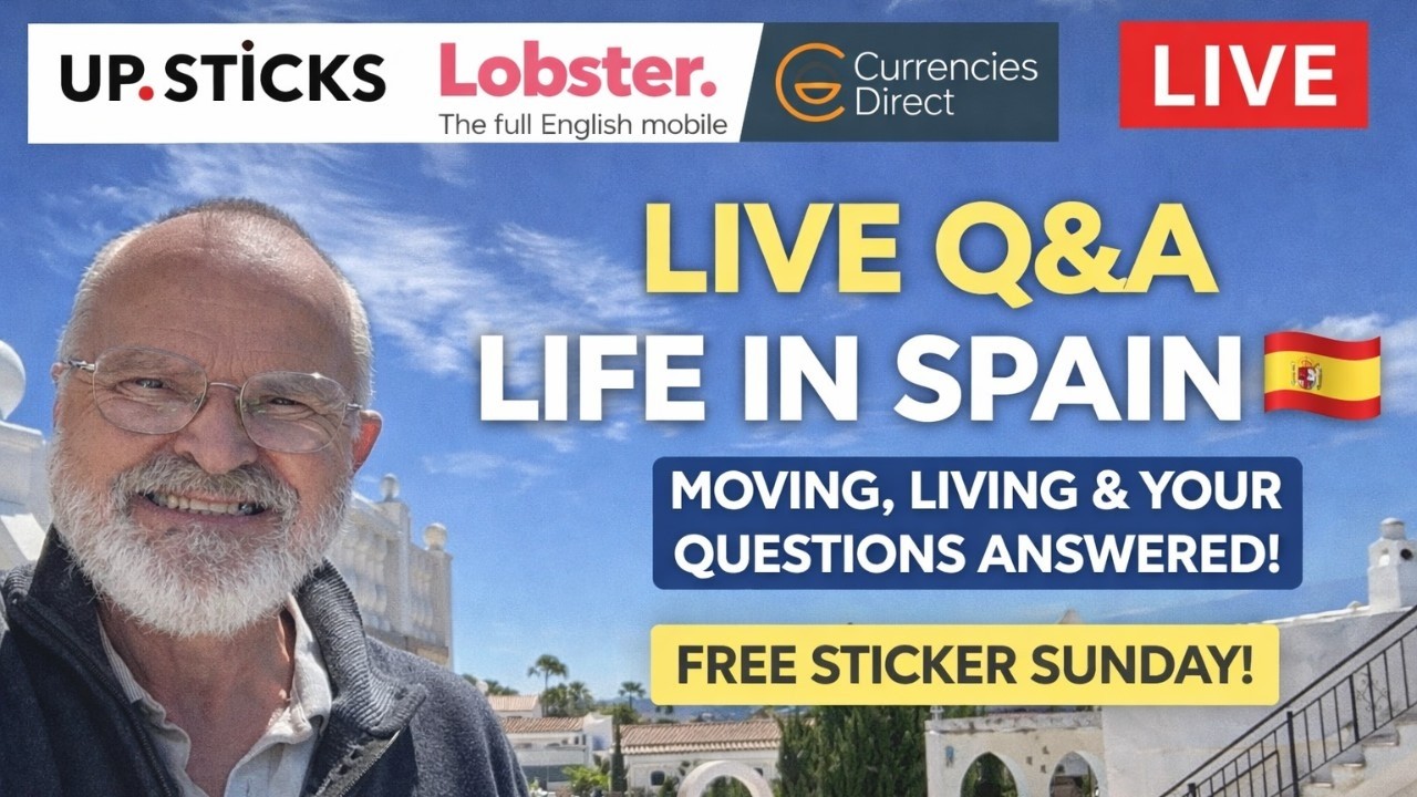 LIVE Q&A: Life in Spain 🇪🇸 | Moving, Living & Your Questions Answered! #expatinmazarron