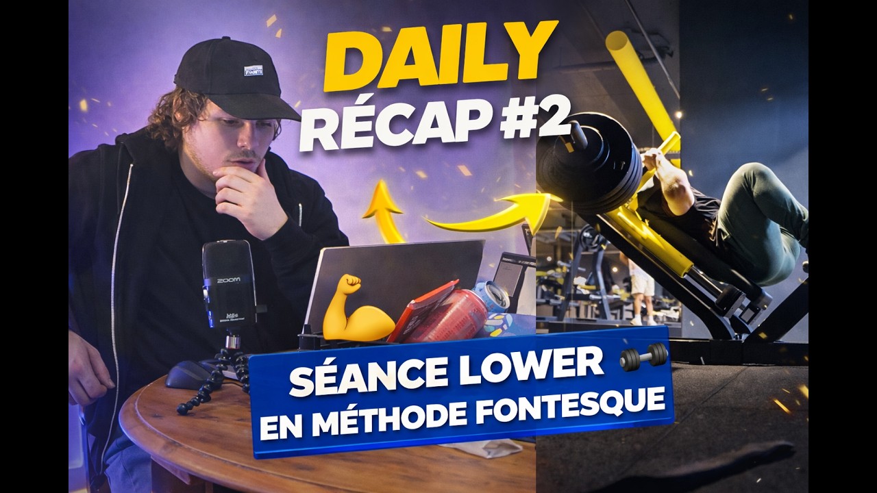 DAILY RÉCAP #2 : J’analyse ma séance LOWER en méthode Fontesque