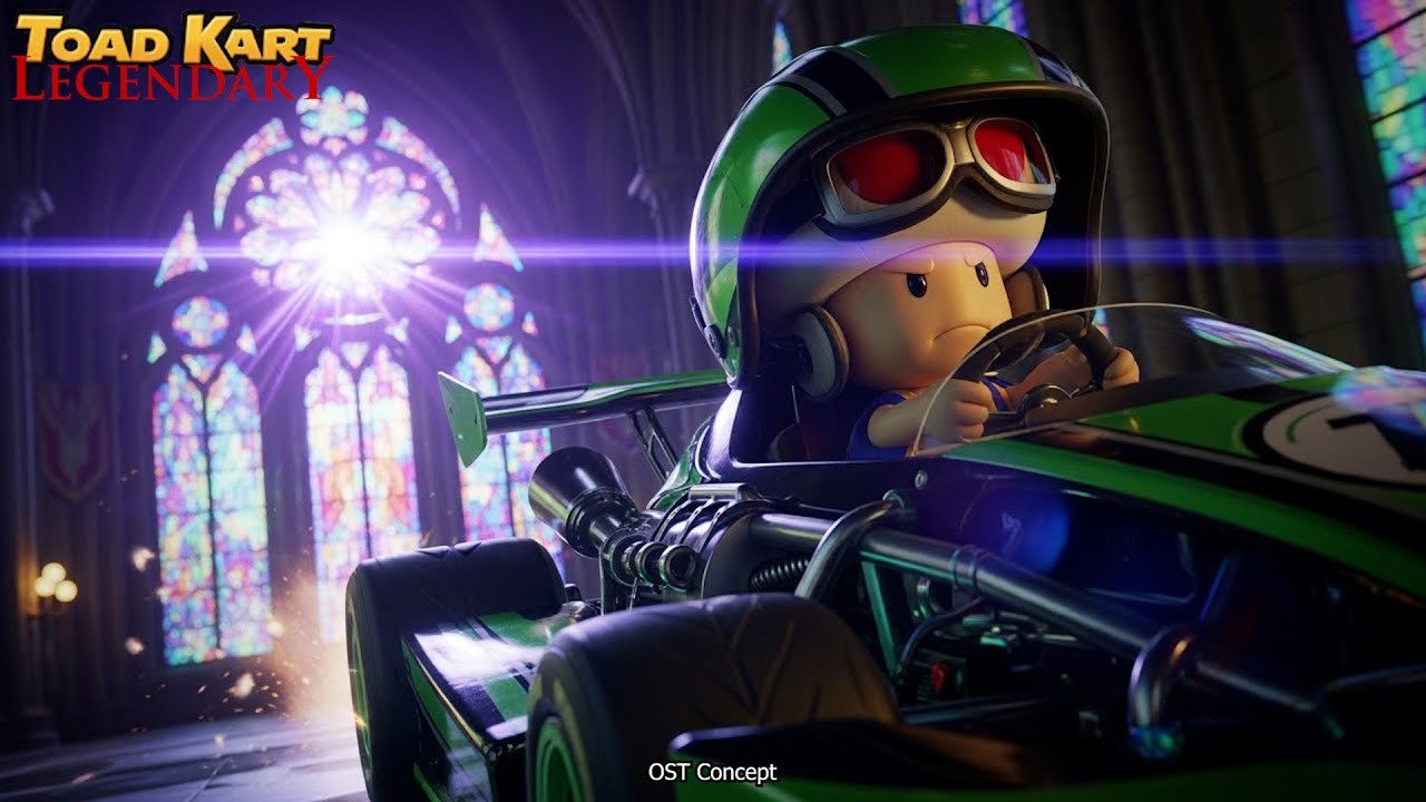 Toad Kart Legendary OST - GCN Bowser's Castle [Fanmade Game Concept]