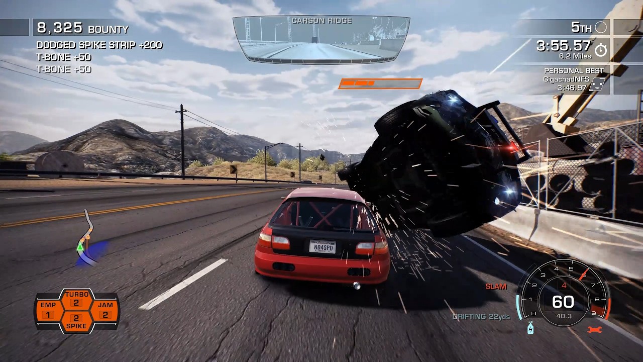 Honda Civic Si on the VTEC Redzone to Survive this Hot Pursuit