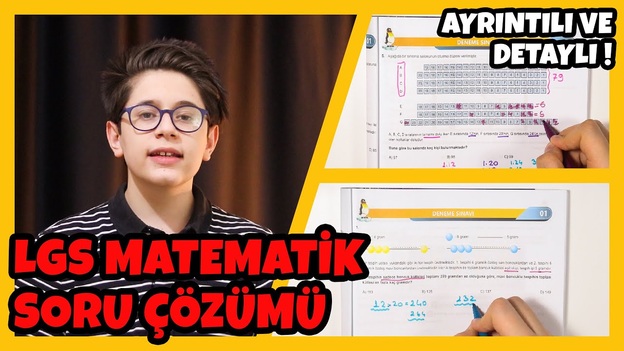 LGS Matematik YENİ NESİL Soru Çözümü ! - Ayrıntılı ve Detaylı Anlatım
