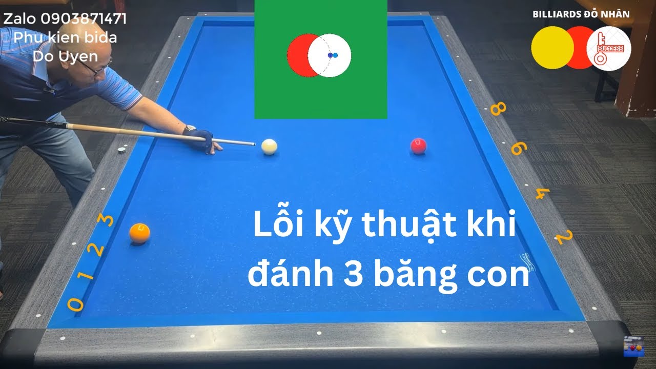 ĐỖ NHÂN - Lỗi kỹ thuật khi đánh 3 băng con