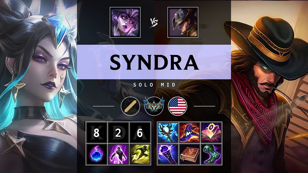 Syndra Mid vs Twisted Fate - NA Challenger Patch 25.13