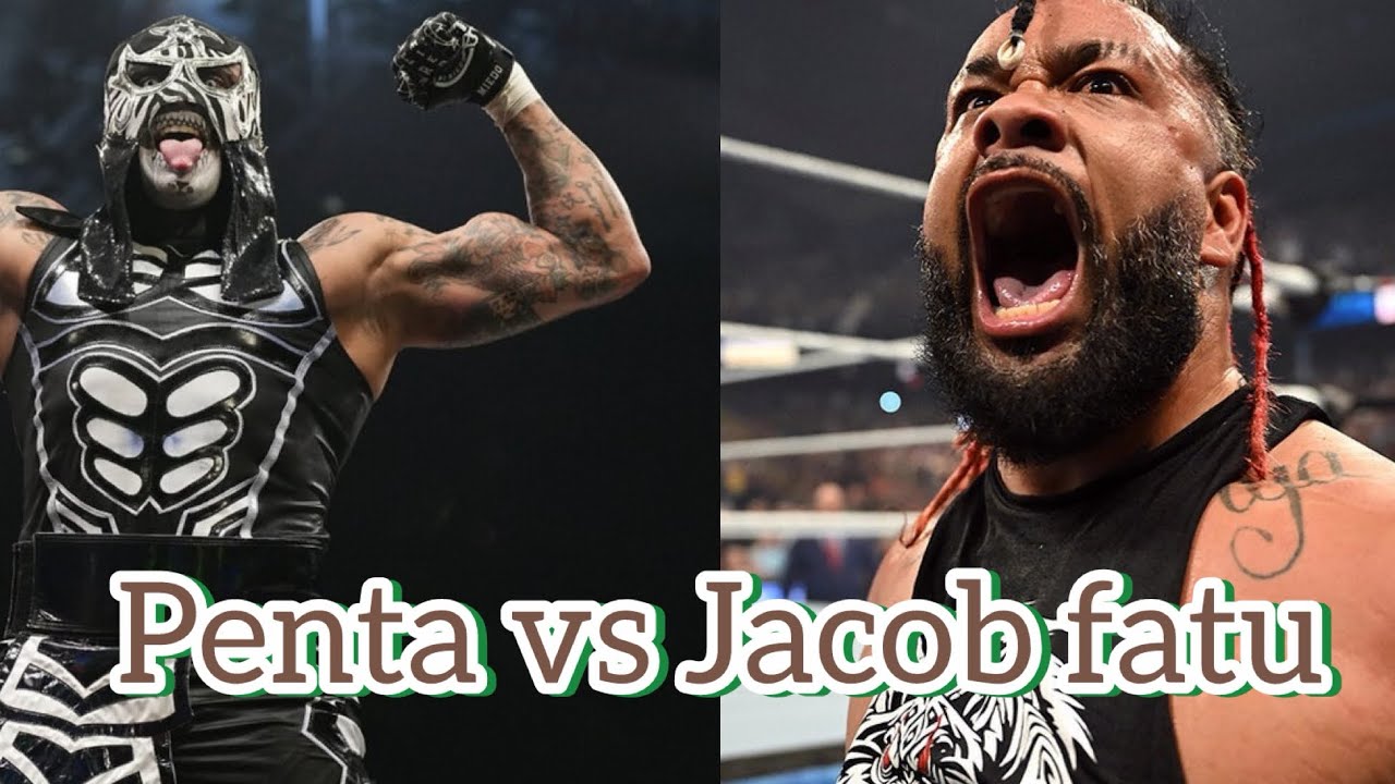 Penta VS Jacob fatu full fight🥵😱🥶#wwe #wwenxt #wrestlingfuture #viral 