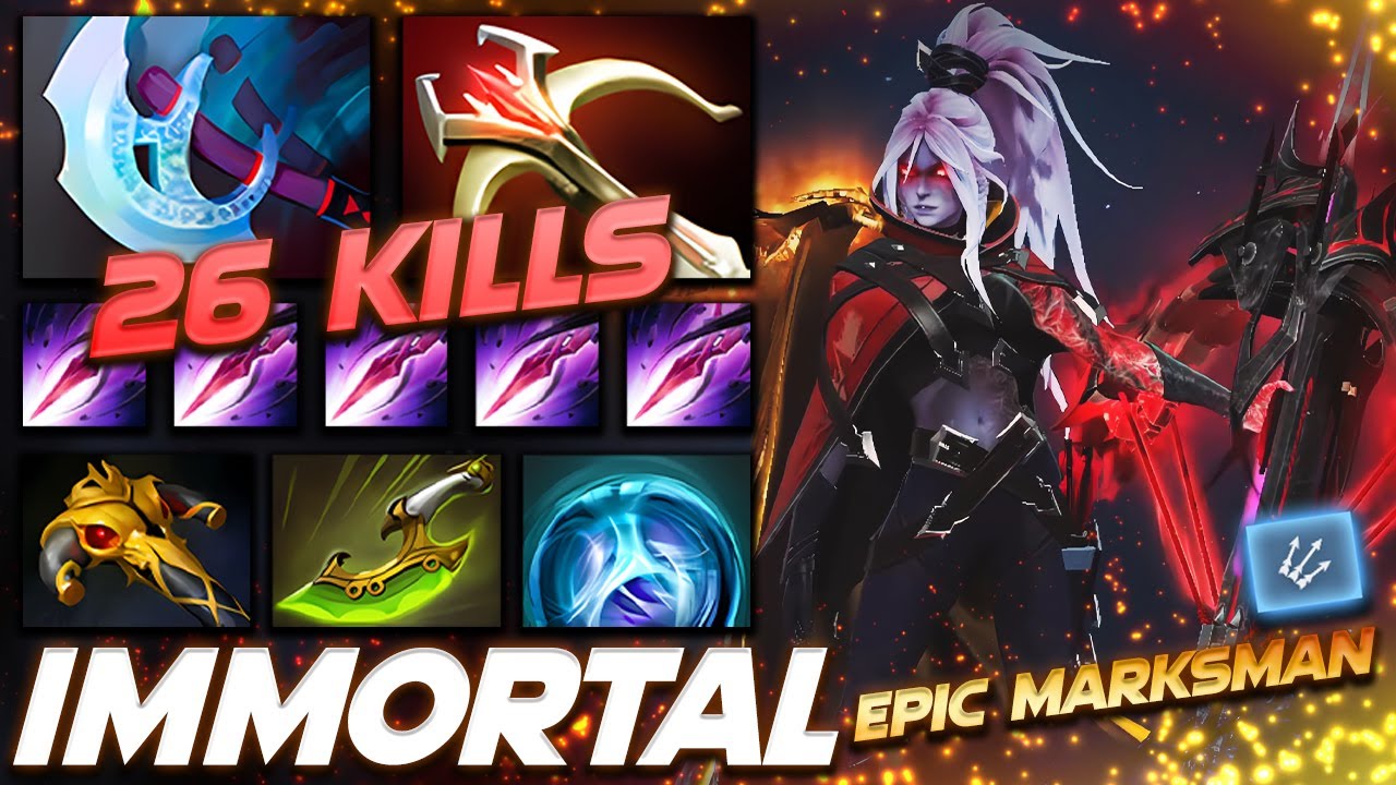 Drow Ranger Epic Marksman - Dota 2 Pro Gameplay [Watch & Learn]