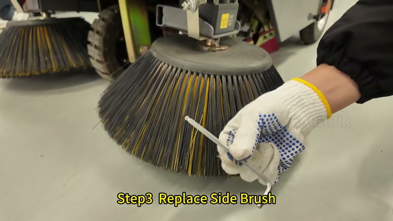 Troubleshooting-Ride-on Sweeper-Replace Parts-with Sound