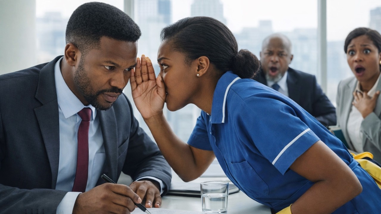Poor Cleaner Whispered To The Billionaire Don't Sign This And What He Did Surprised Everyone