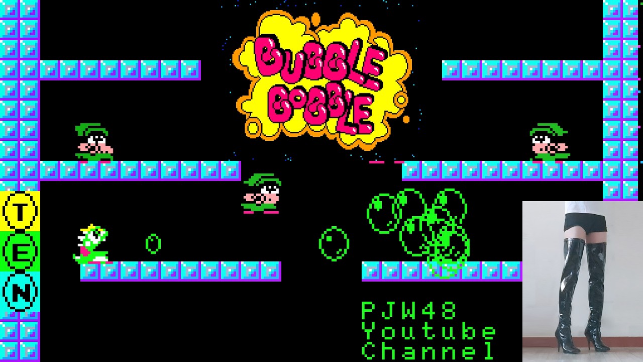Bubble Bobble for MSX gameplay