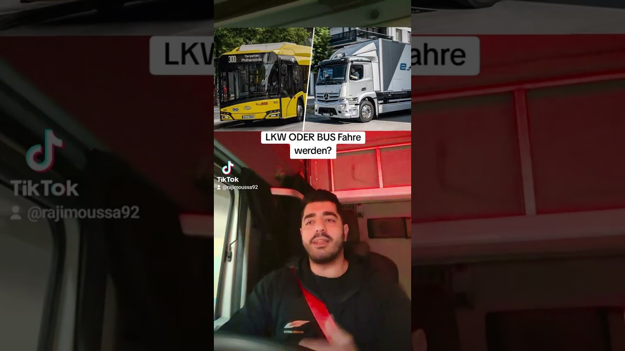 ماهي المهنة الافضل لك؟ سائق شاحنة أم سائق باص؟(في سويسرا 🇨🇭 )LKW ODER BUS FAHRER WERDEN?