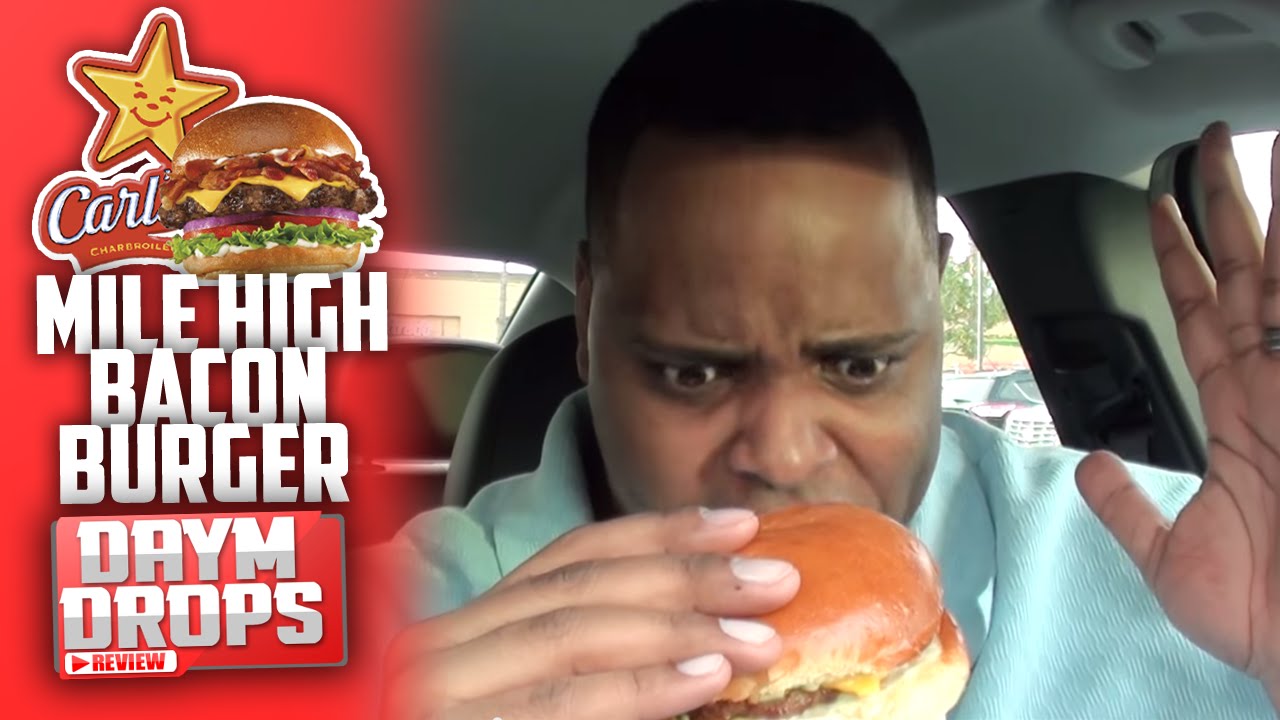 Carl's Jr. Mile High Bacon Burger