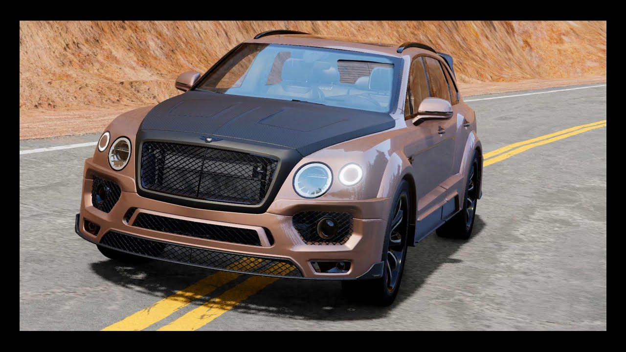 Beam.NG Drive-Realistic Car Driving & Crashes-BONUS |Bentley Bentaiga & BMW X7 Beam Mountain Road|