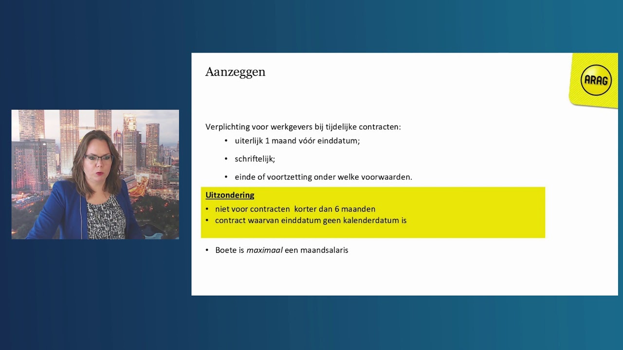 Webinar arbeidsrecht ARAG