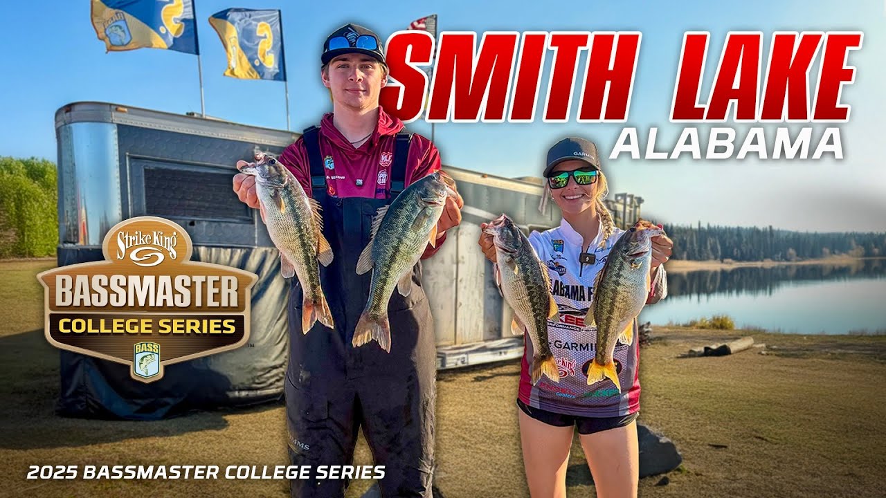 Bass Fishing in 250ft of Water! - 2025 Bassmaster College Series Smith Lake (4K)