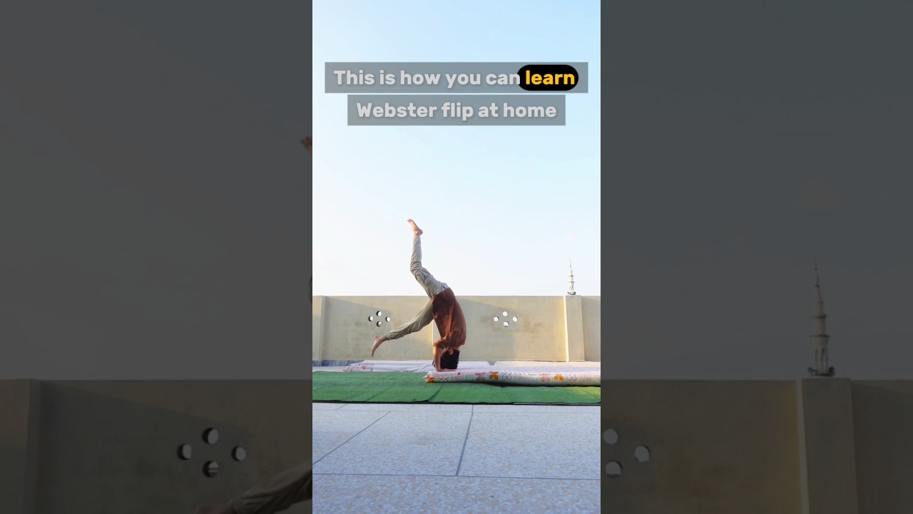 how to do webster flip at home ✅👌 webster flip progression #howto #fitness #tutorial
