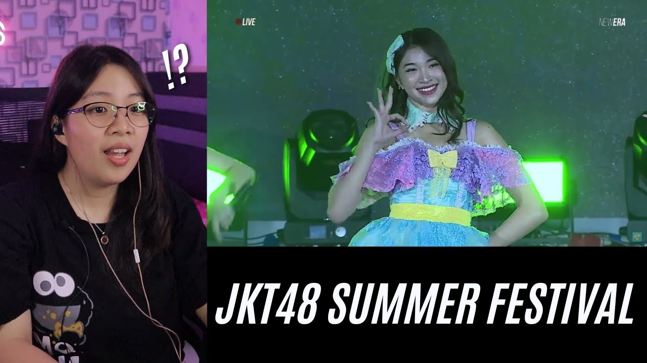 REACTION BAGIAN TERSEDIH DI JKT48 SUMMER FESTIVAL DAY-2 HANABI ! #jkt48