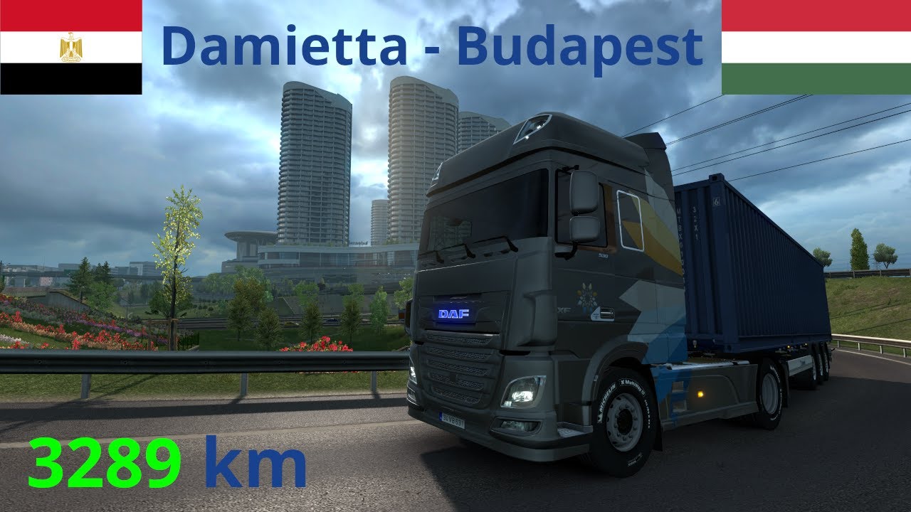 Euro Truck Simulator 2 | PM ME Add-On + PT 1.0 + RoEx 2.6 | Damietta (ET) - Budapest (H) [Timelapse]