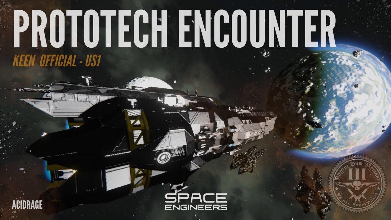 Space Engineers PVP - Prototech Encounter - ODM vs. Jahovatron + RoninPlanetaryIndustries