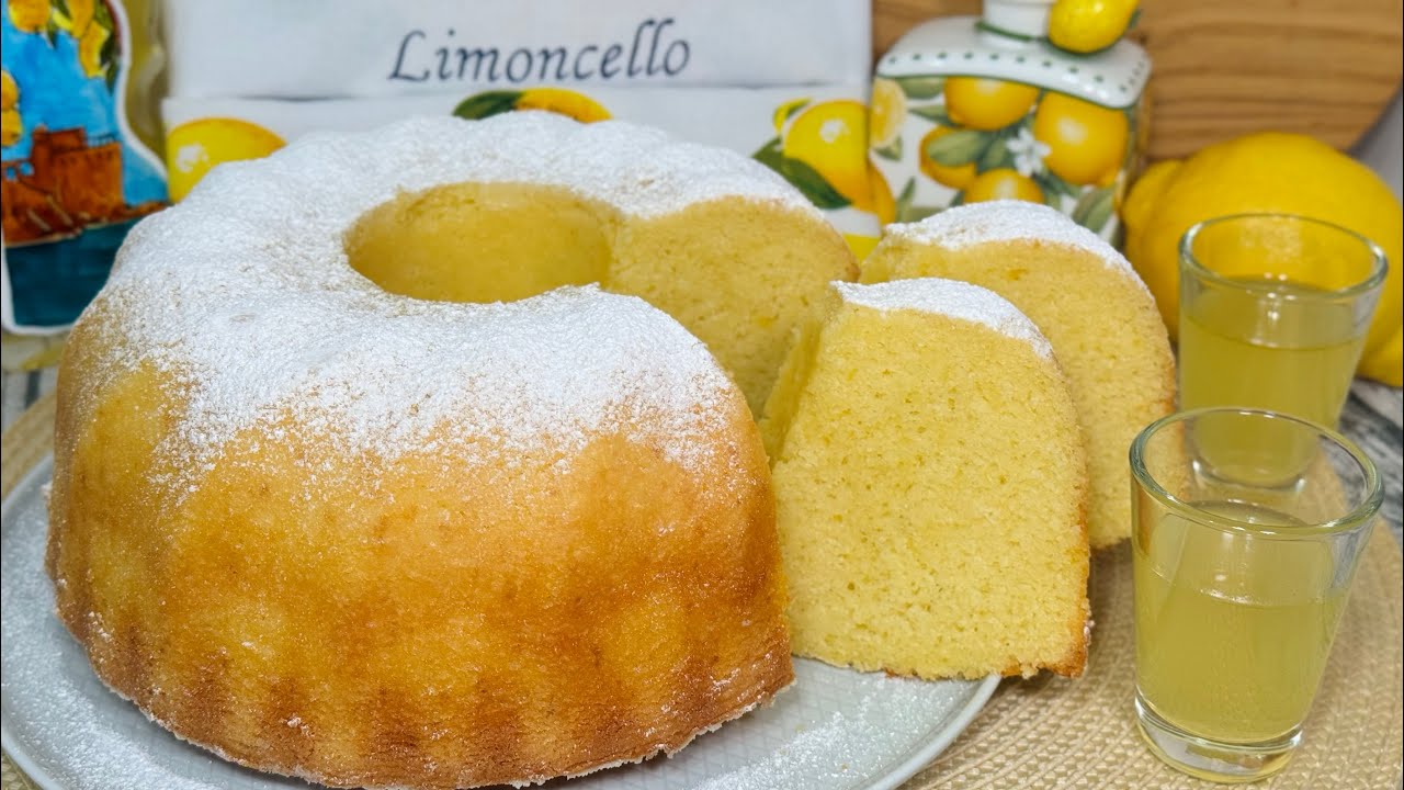 Ciambellone soffice al Limoncello 