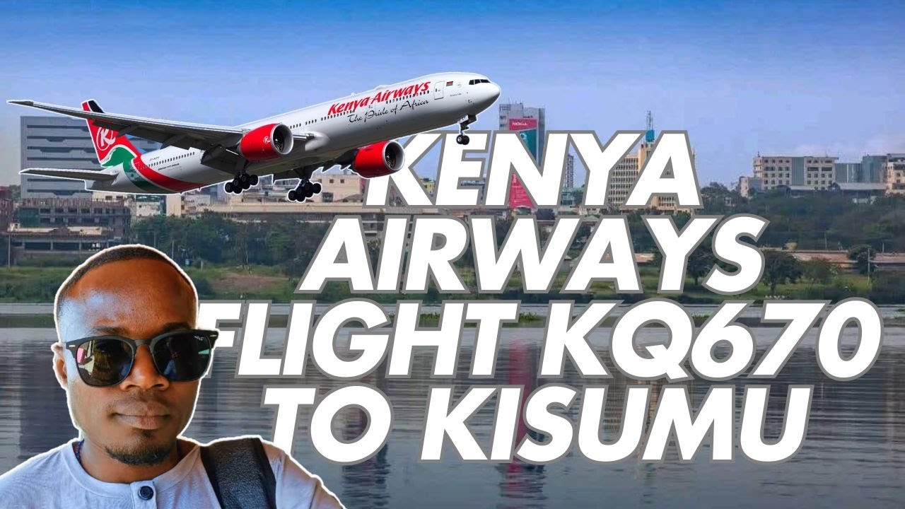 FLYING WITH KENYA AIRWAYS 🇰🇪 EMBRAER E190 | FLIGHT KQ670 FROM NAIROBI JKIA TO KISUMU