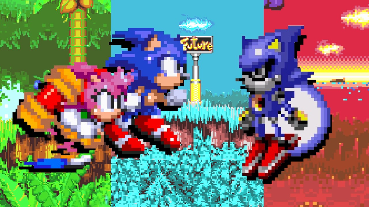 Sonic 3 CD: Time Travelling On Angel Island! ~ (Sonic 3 A.I.R Mods)