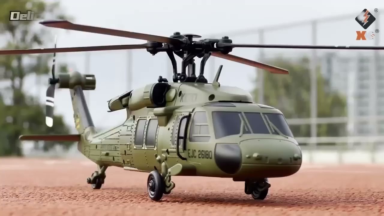 2.4GHz 5CHヘリコプター【XK K170 UH-60L ブラックホーク】