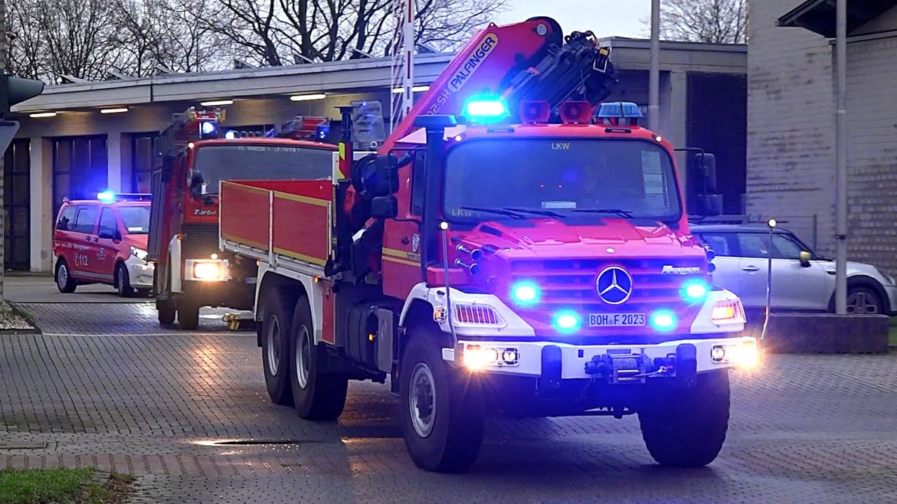 Deich droht zu brechen! | Großeinsatz in Oberhausen - Einsatzfahrten