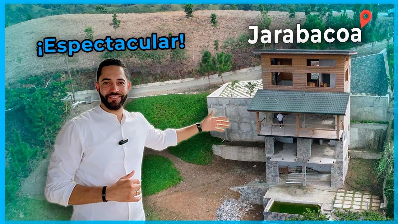 Villa en venta en Jarabacoa, 4 niveles para disfrutar vistas, la familia y entorno natural increíble
