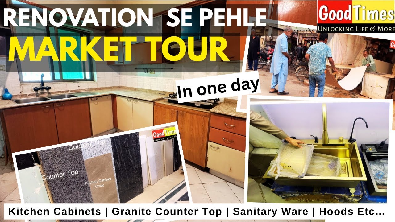 New Apartment Renovation Starts!Pre-Renovation Market Tour for Cabinets, Countertop & Sanitary ware 
