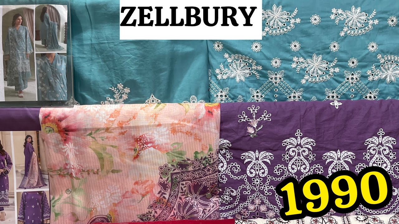 ZELLBURY New Collection 2026😍Zellbury summer Unstitched Collection 2026😍Sale Price 