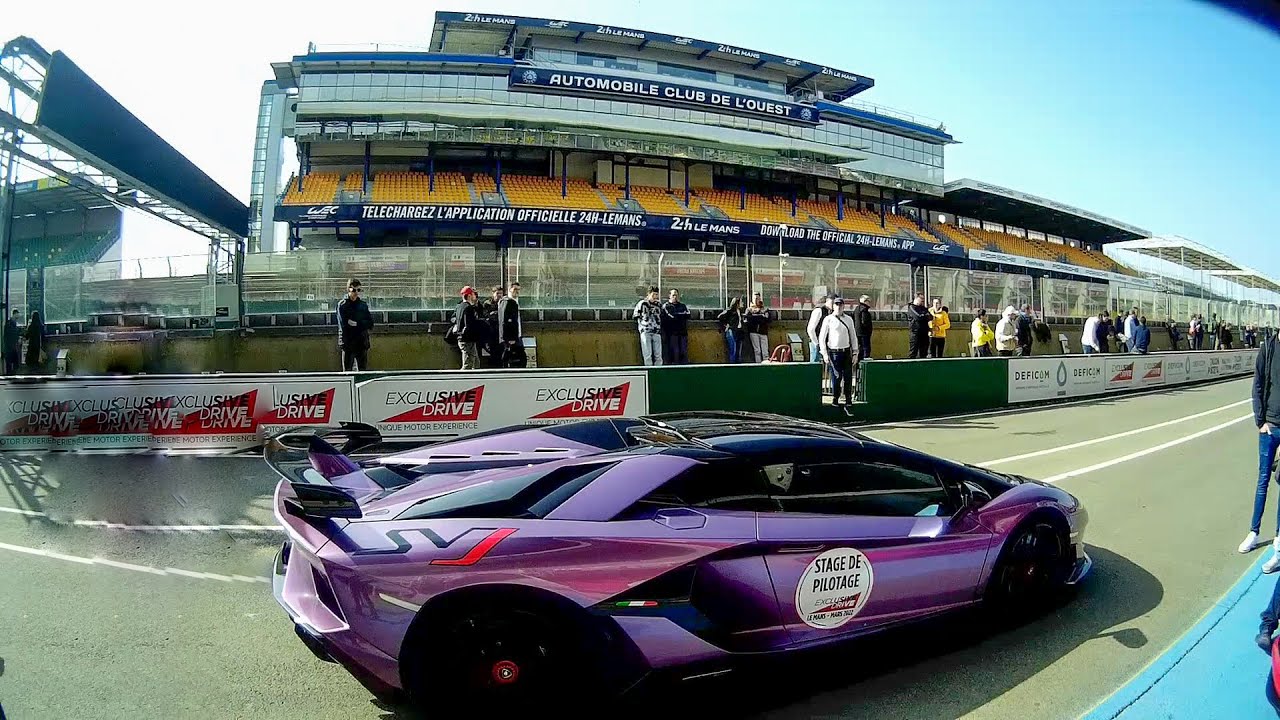Pilotage Lamborghini Aventador SVJ @ Le Mans