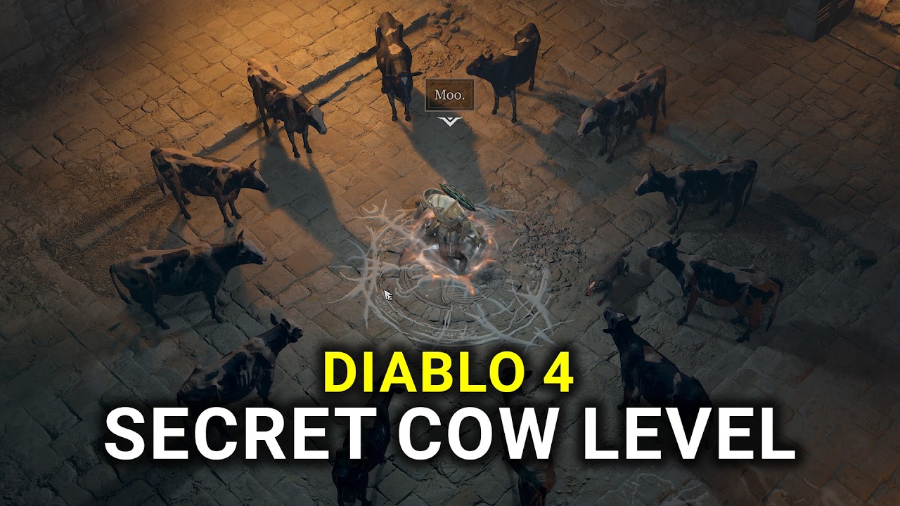Diablo 4 Lord of Hatred - The Secret Cow Level is Real!
