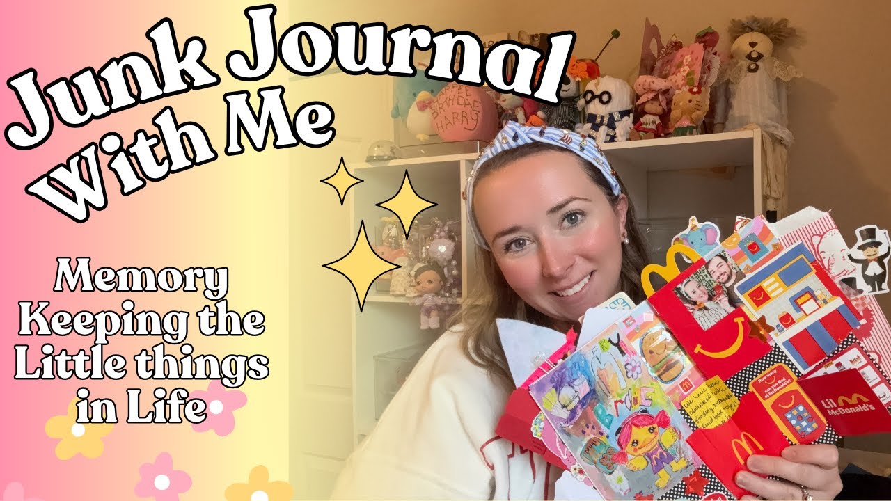 Junk Journal With Me | Memory Keeping the Silliest of Moments 💖🫶🏻