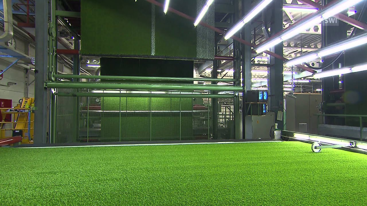 Arsenal football club buys Swiss fake grass