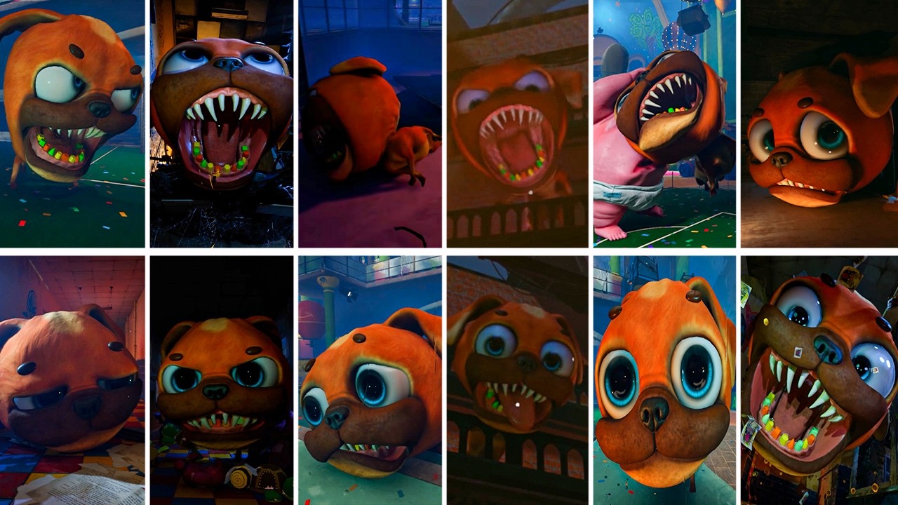 Dog Chompy Chasey - All Scenes and Screamers (Dark Pals: The 1st Floor)