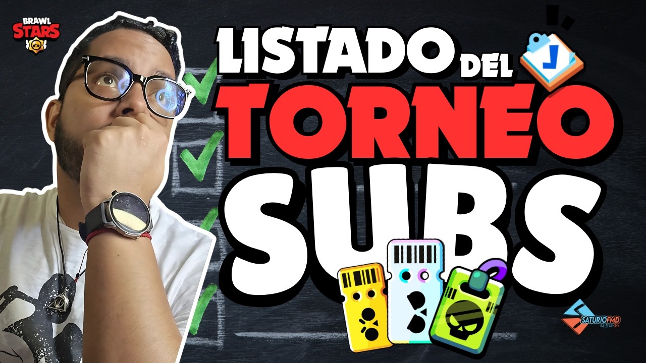LISTADO OFICIAL TORNEO DOMINGO 🏆 | Brawl Stars EN DIRECTO