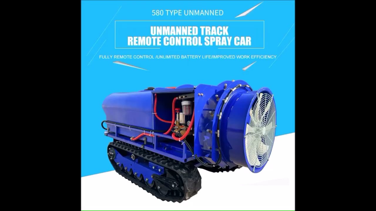 Remote Control orchard sprayer  Tracked Self-Propelled Sprayer