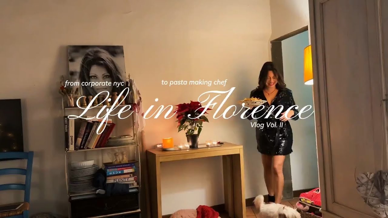 Christmas in Florence, Girl Dinner, Bolognese Ragu, & Shopping for Italian Foodie Gifts Vlog Vol II