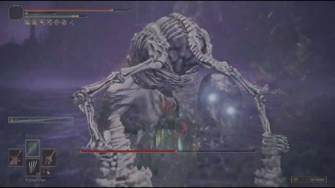 Colossal swords 21 str/int (Putrescent knight) no hit