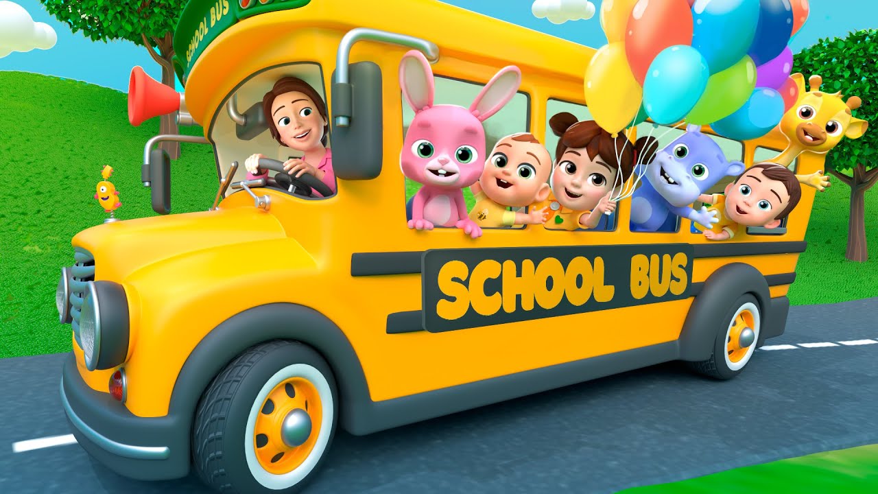 Wheels on the Bus Picnic Version | Lalafun Nursery Rhymes & Kids Songs