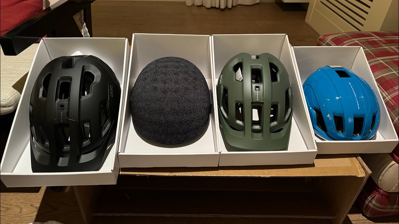POC  AXION BIKE HELMETS  / POC MYELIN BIKE HELMETS | UNBOXING VLOG
