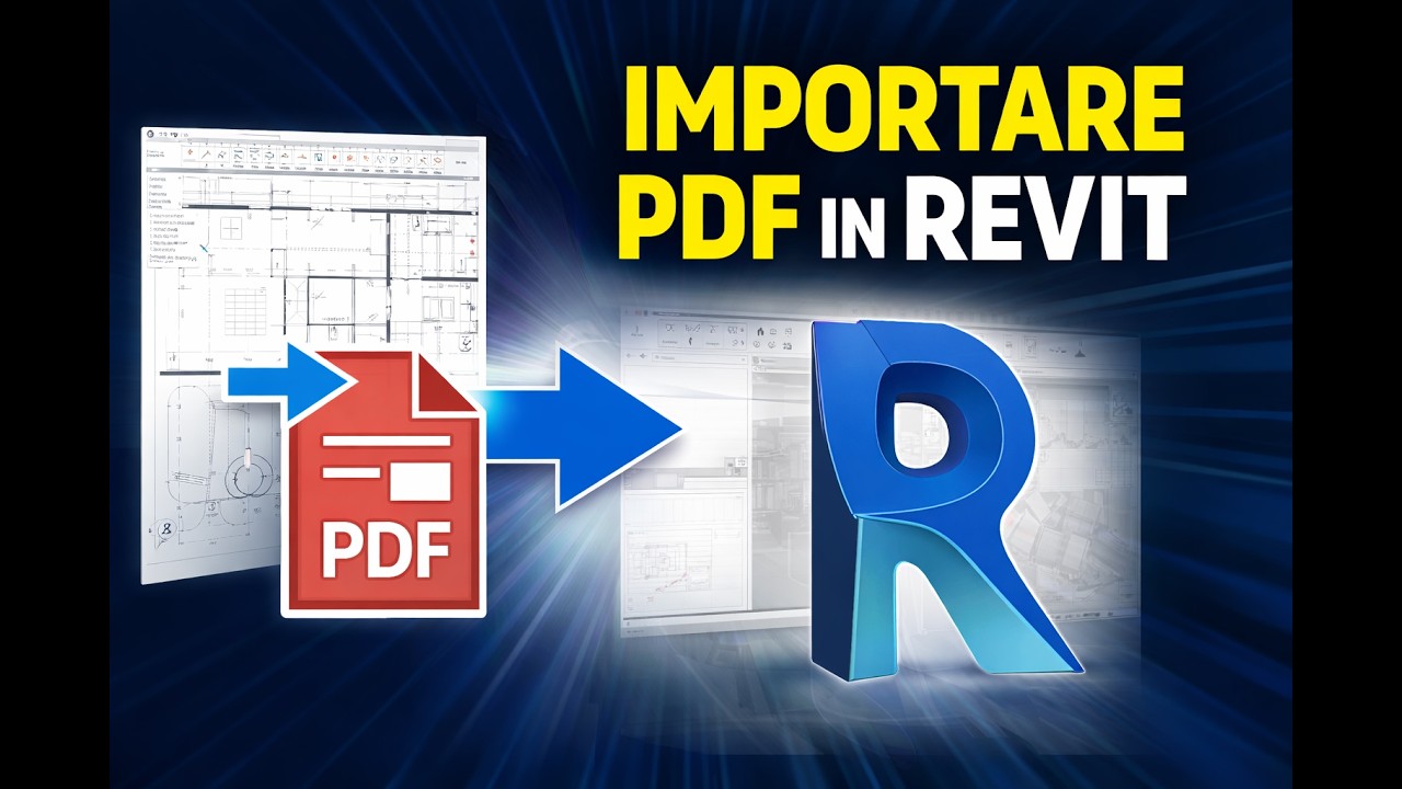 Importare un PDF in Revit e scalarlo correttamente | Tutorial veloce