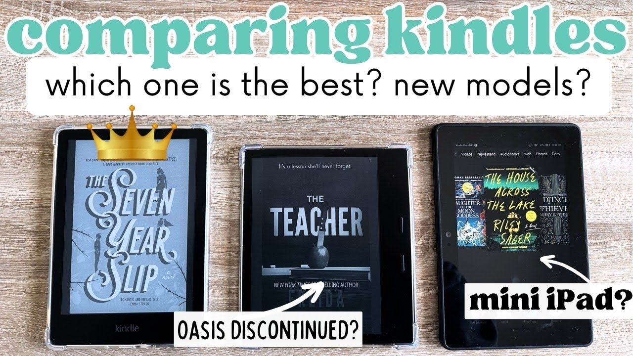 COMPARING KINDLES: PAPERWHITE SIGNATURE, KINDLE OASIS(discontinued?!), FIRE HDX| KINDLE GUIDE PART 1